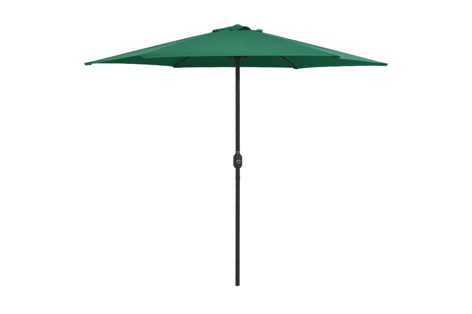 vidaXL 47344 Outdoor Parasol With Aluminium Pole 270x246cm Green