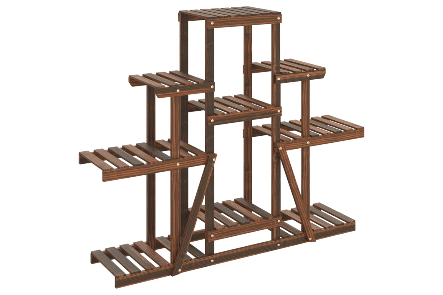 vidaXL 362849 Flower Stand 110x25x96cm Solid Wood Fir