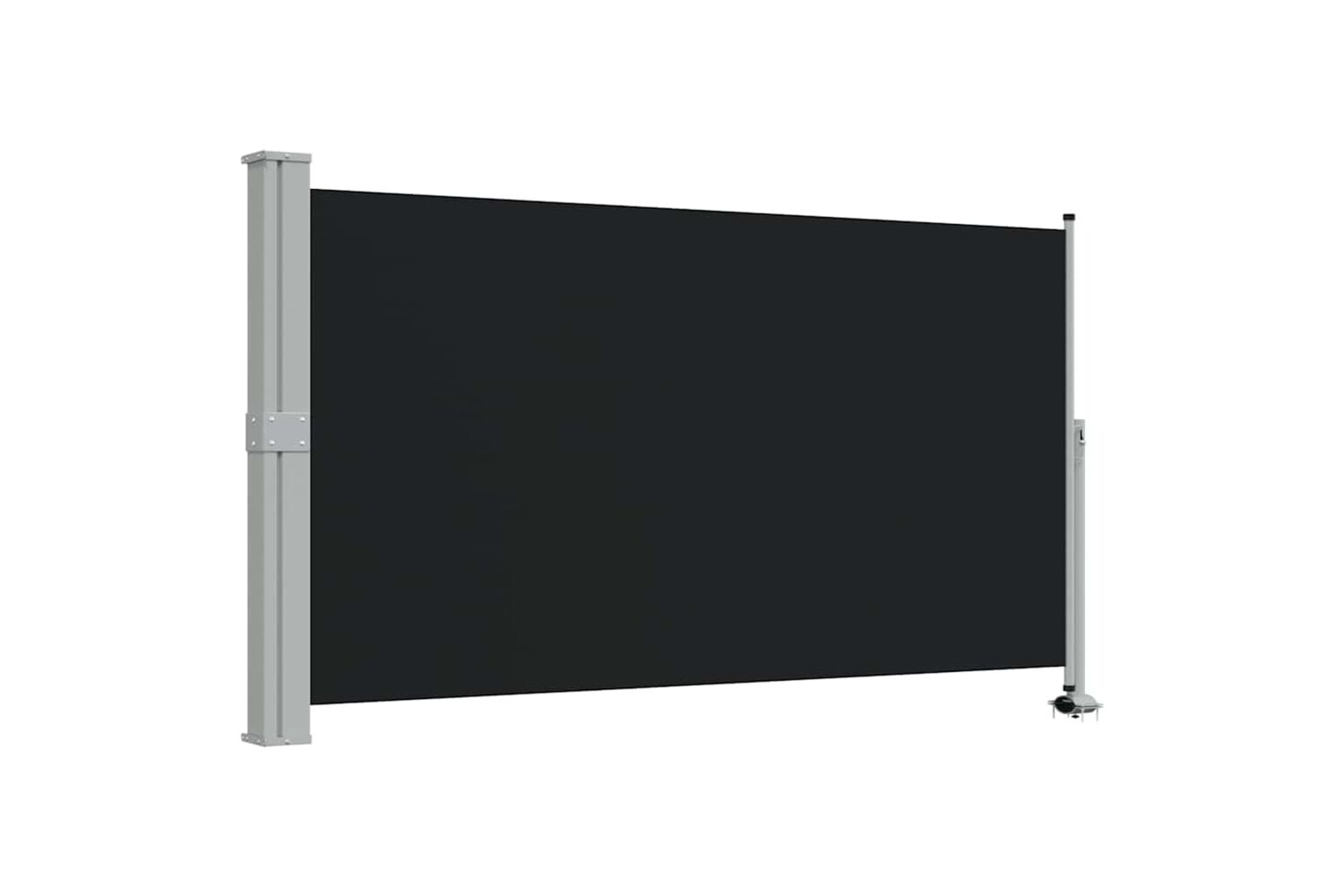 vidaXL 45190 Patio Retractable Side Awning 140 X 300cm Black
