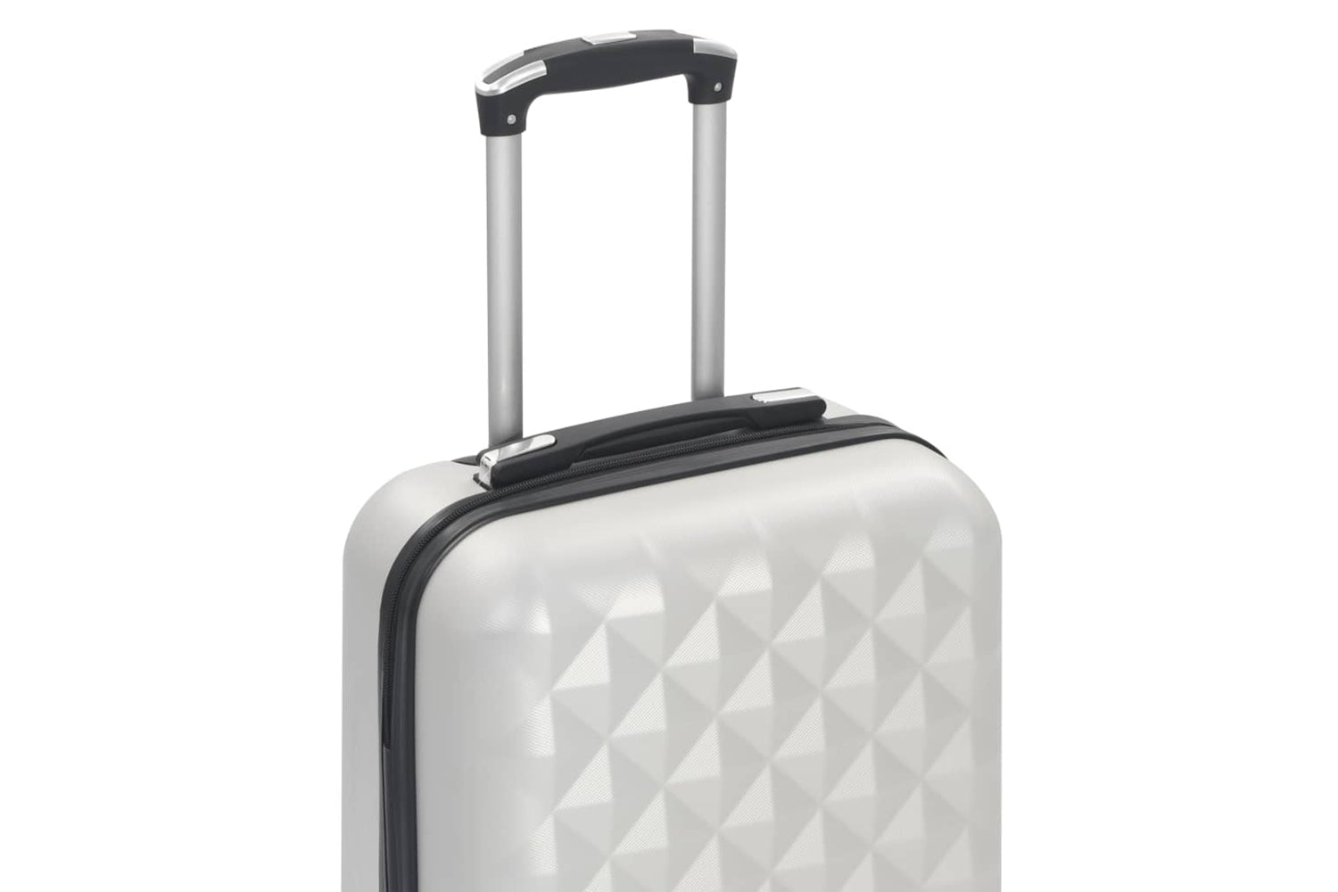 vidaXL 91892 Hardcase Trolley Bright Silver Abs-6