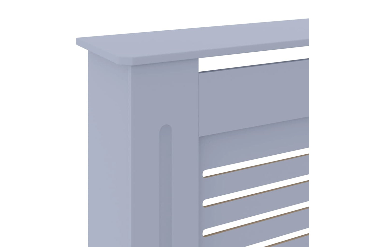 vidaXL Mdf Radiator Cover Grey 205cm-6