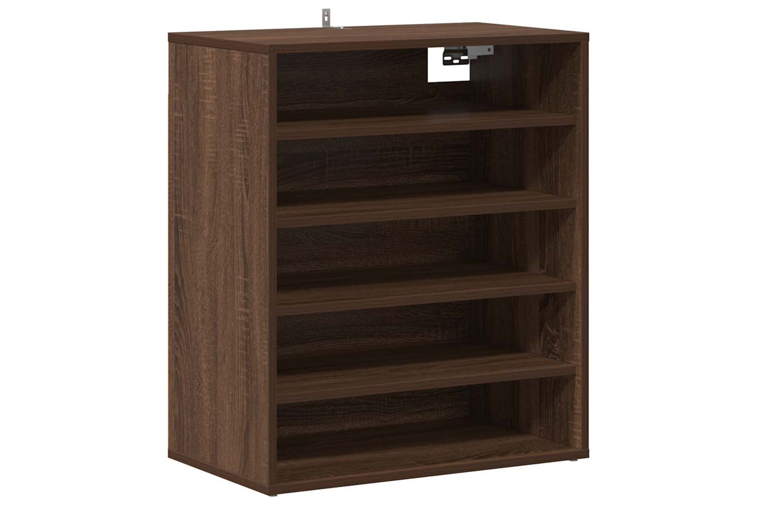 vidaXL 816016 Shoe Cabinet Brown Oak 60x35x70cm Engineered Wood-4