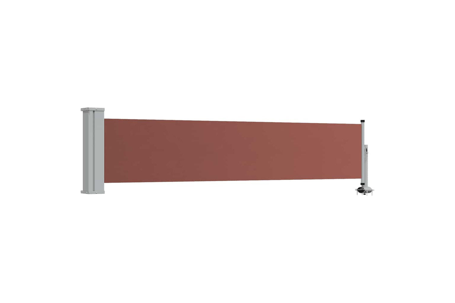 vidaXL 48355 Patio Retractable Side Awning 60x300cm Brown