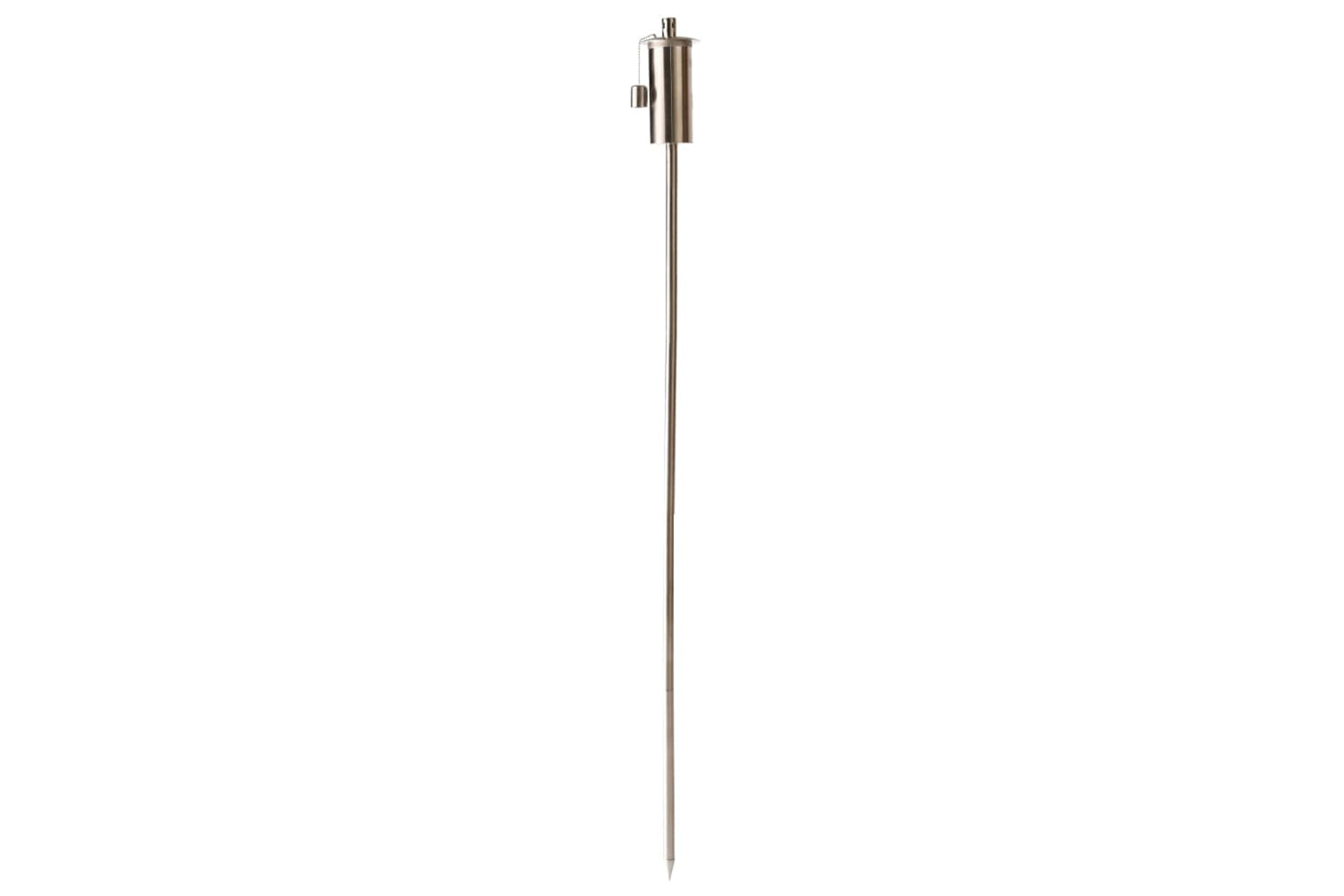 Esschert Design 428853 Oil Torch On Pole Stainless Steel