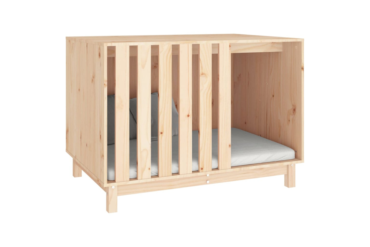 vidaXL 822491 Dog House 100x70x72cm Solid Wood Pine-3