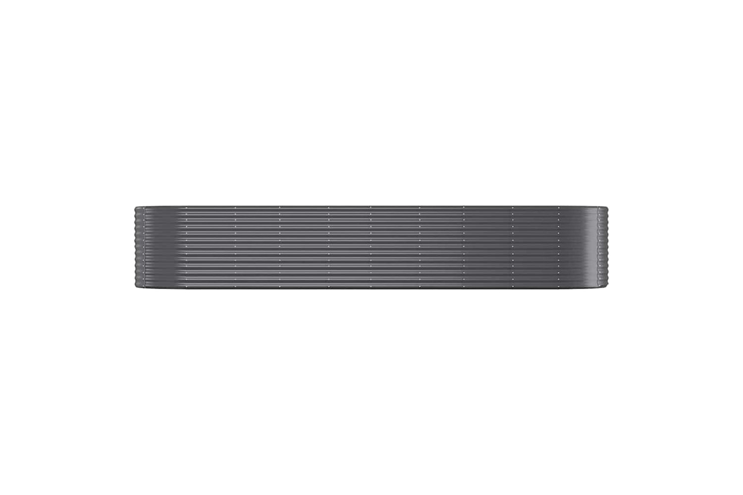 Vidaxl Garden Raised Bed Powder-coated Steel 396x100x68 Cm Anthracite-2