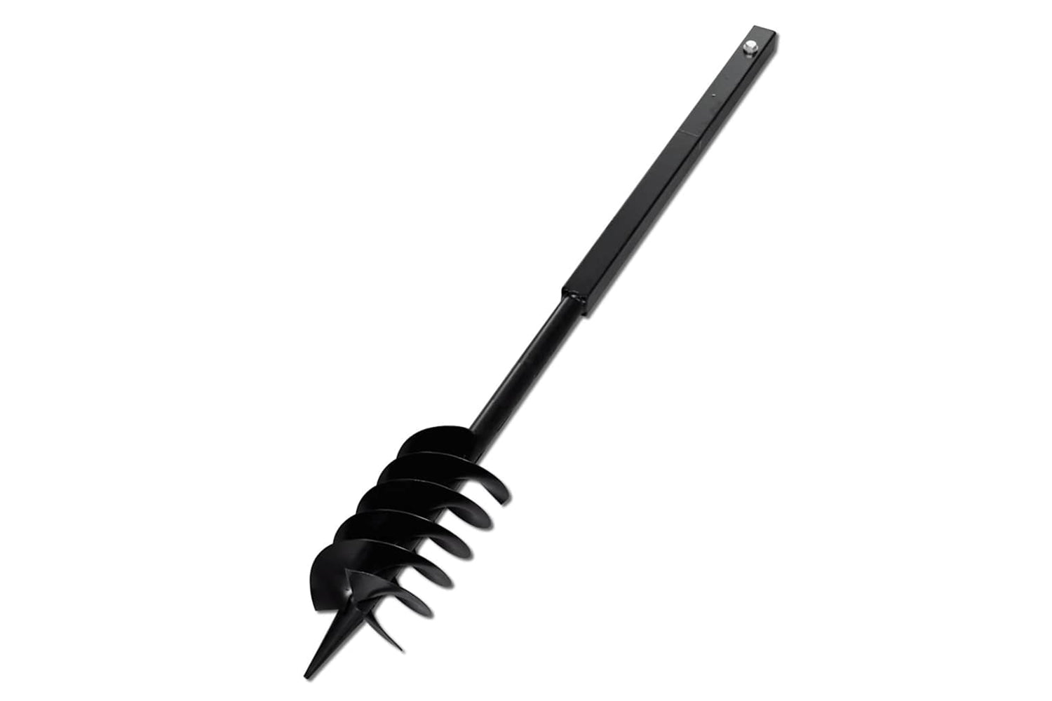 vidaXL 270525 Ground Drill With Handle 120mm With Extension Tube 13 M Steel-5