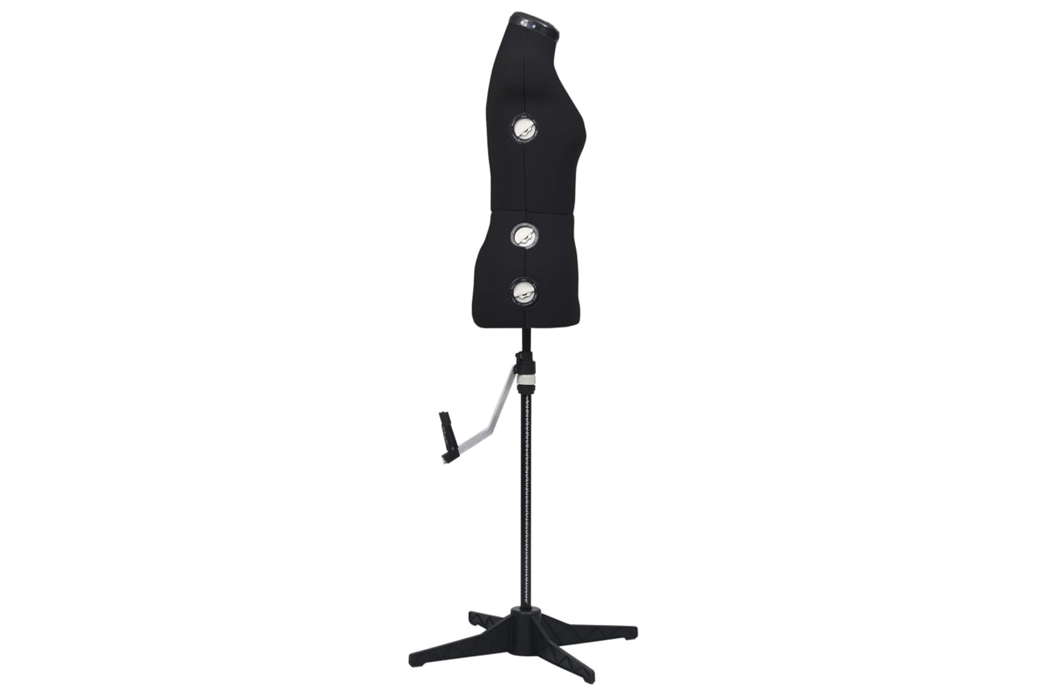 Vidaxl 288485 Adjustable Dress Form Female Black S Size 33-40-4