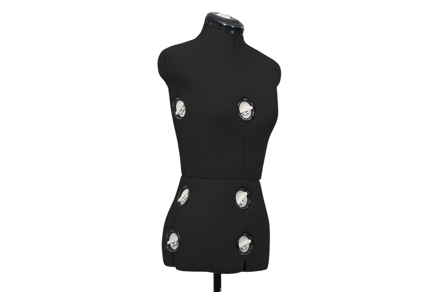 Vidaxl 288485 Adjustable Dress Form Female Black S Size 33-40-5