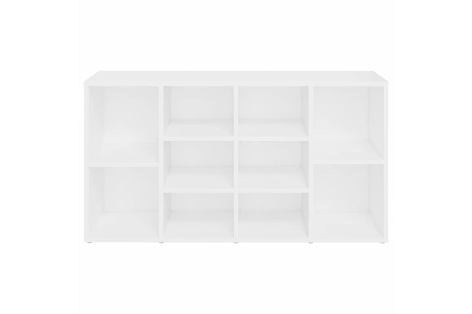 vidaXL 803290 Shoe Bench White 103x30x54.5cm Engineered Wood-4