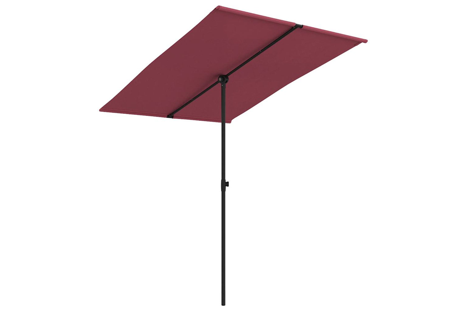Vidaxl 47340 Outdoor Parasol With Aluminium Pole 2x1.5 M Bordeaux Red