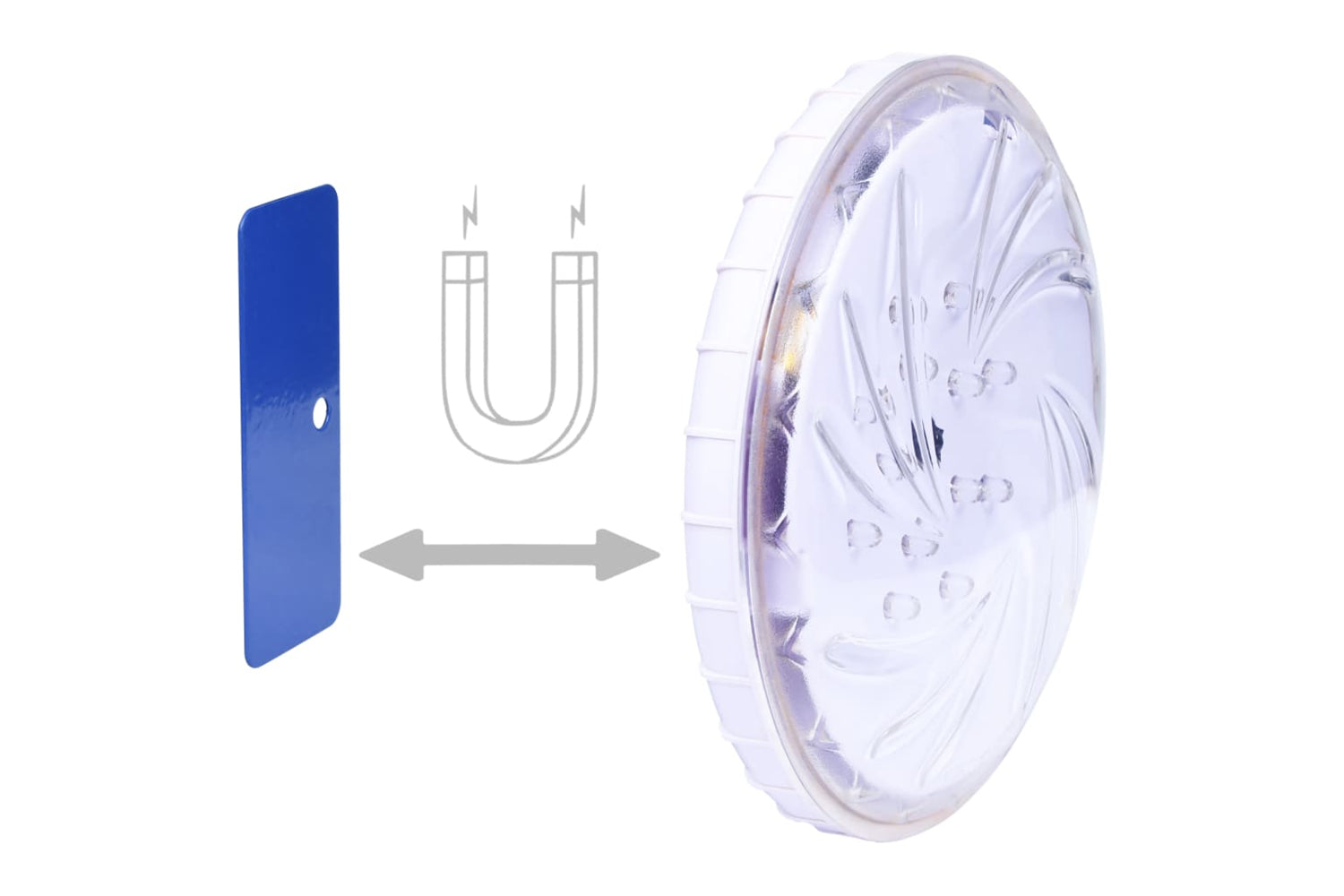 Vidaxl 92296 Submersible Floating Pool Led Lamp With Remote Control White-5