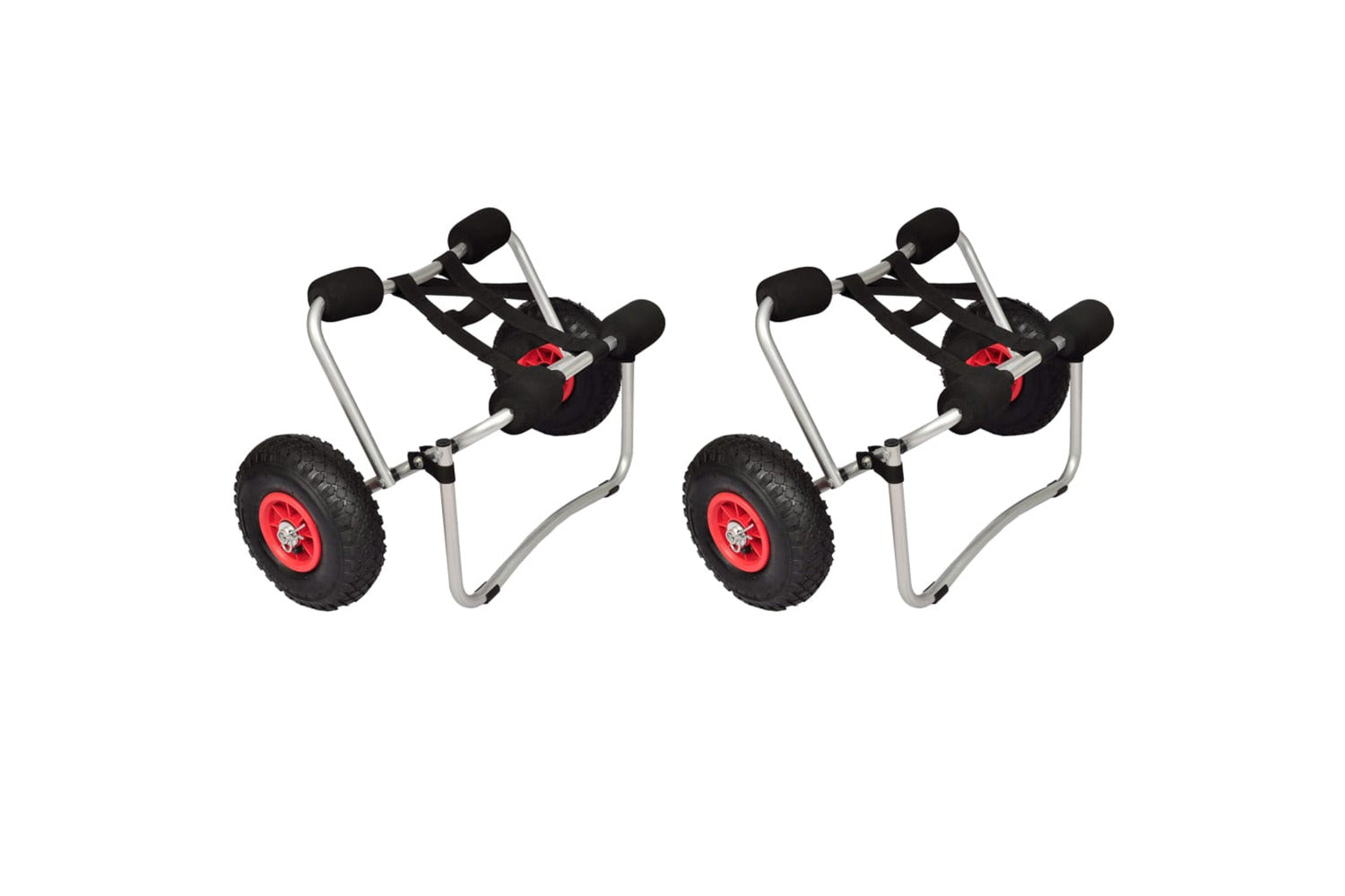 Vidaxl 277087 Kayak Trolleys 2 Pcs Aluminium-2