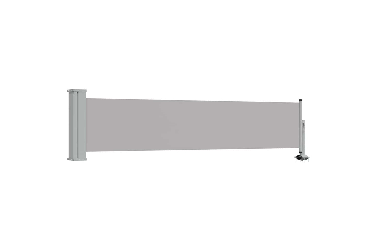 vidaXL 48354 Patio Retractable Side Awning 60x300cm Grey