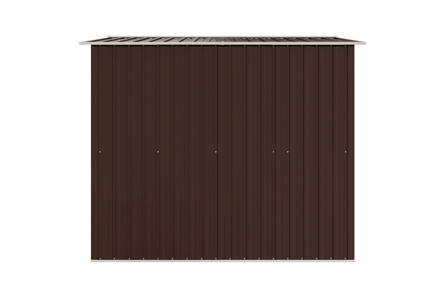 vidaXL 47031 Garden Storage Shed Brown 257x205x178cm Steel-5