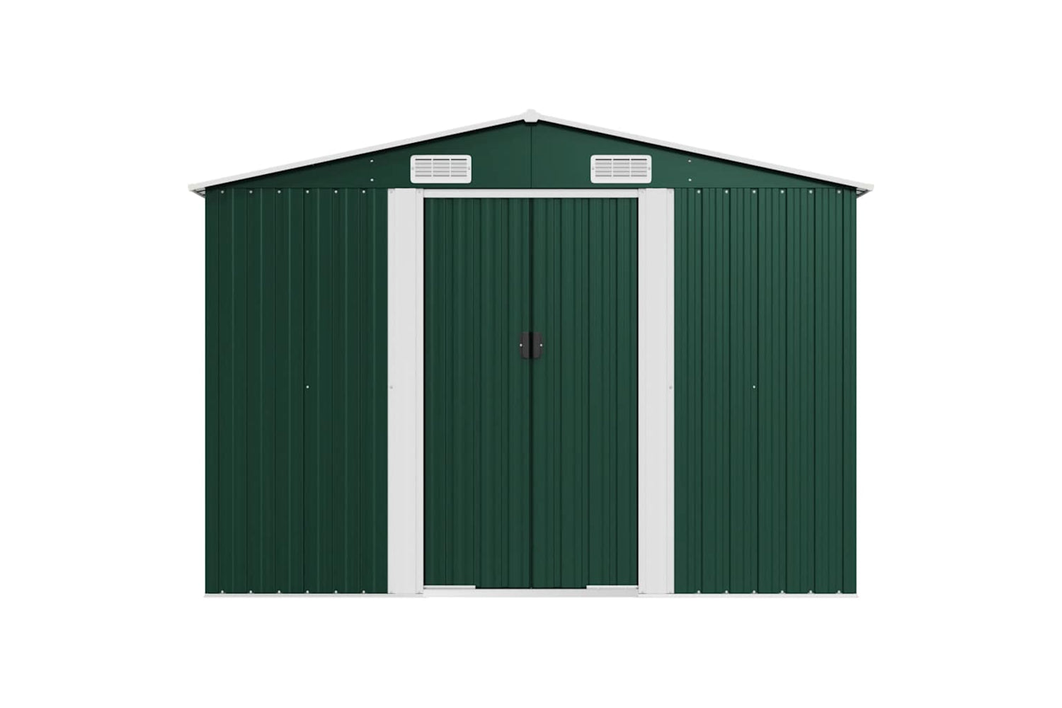 vidaXL 47036 Garden Shed Green 257x990x181cm Galvanised Steel-5