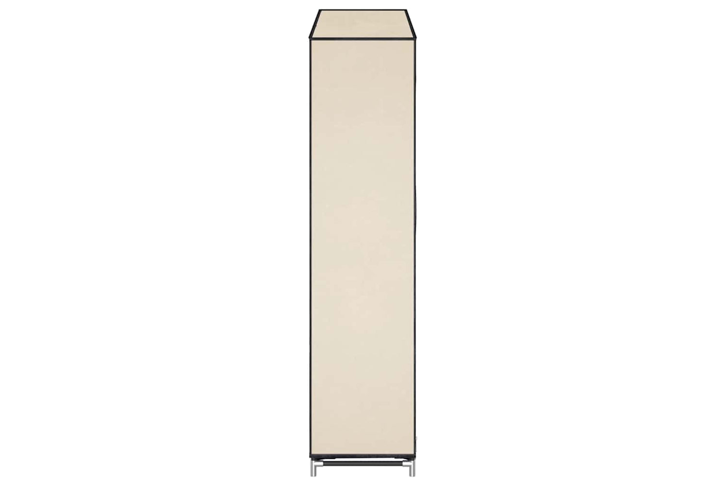 vidaXL 282433 Shoe Cabinet With Cover Cream 115x28x110cm Fabric-4