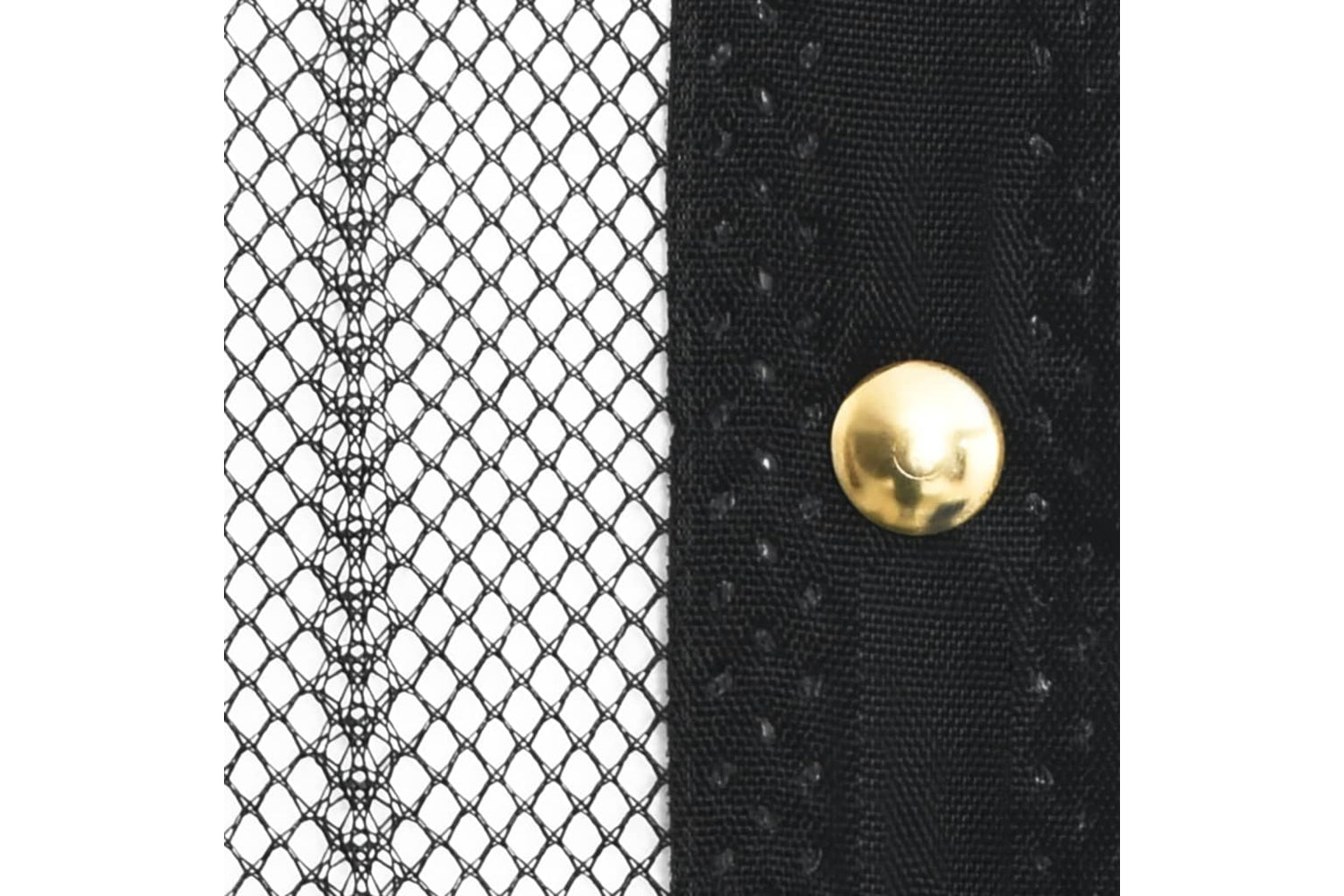 vidaXL 40920 Insect Door Curtain 210 X 100cm 2 Pcs Magnet Black-4