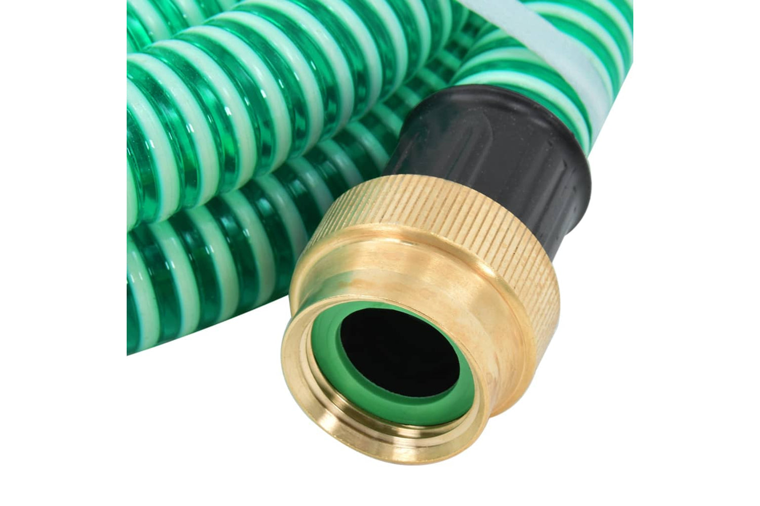 vidaXL 151043 Suction Hose With Brass Connectors 5 M 25mm Green-4