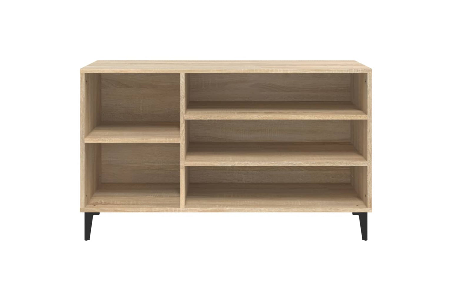 vidaXL 819751 Shoe Cabinet Sonoma Oak 102x36x60cm Engineered Wood-4