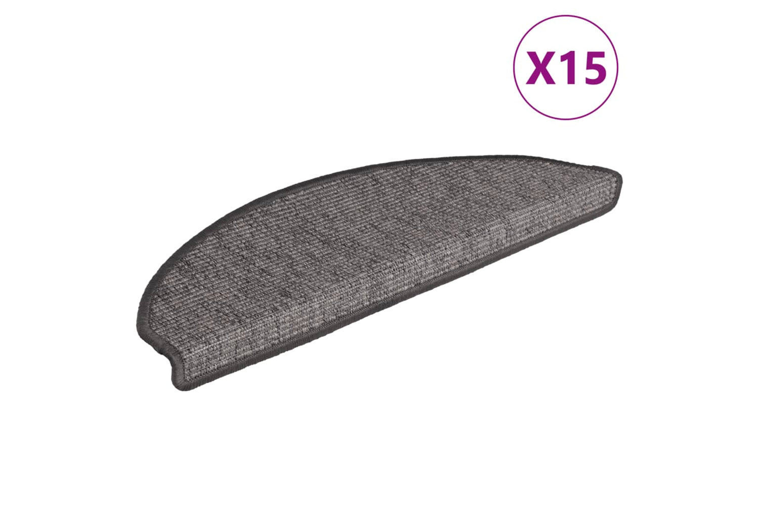 vidaXL 326900 Stair Mats Self-adhesive 15 Pcs Grey And Beige 65x21x4cm