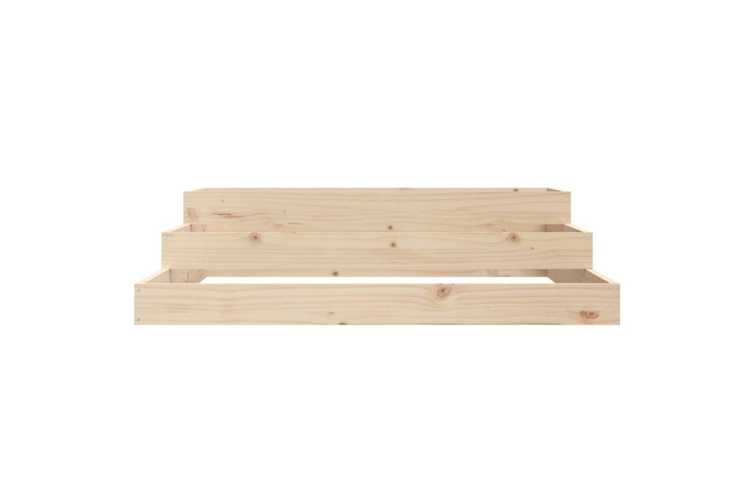 vidaXL 823913 Planter 107x107x27cm Solid Wood Pine-3