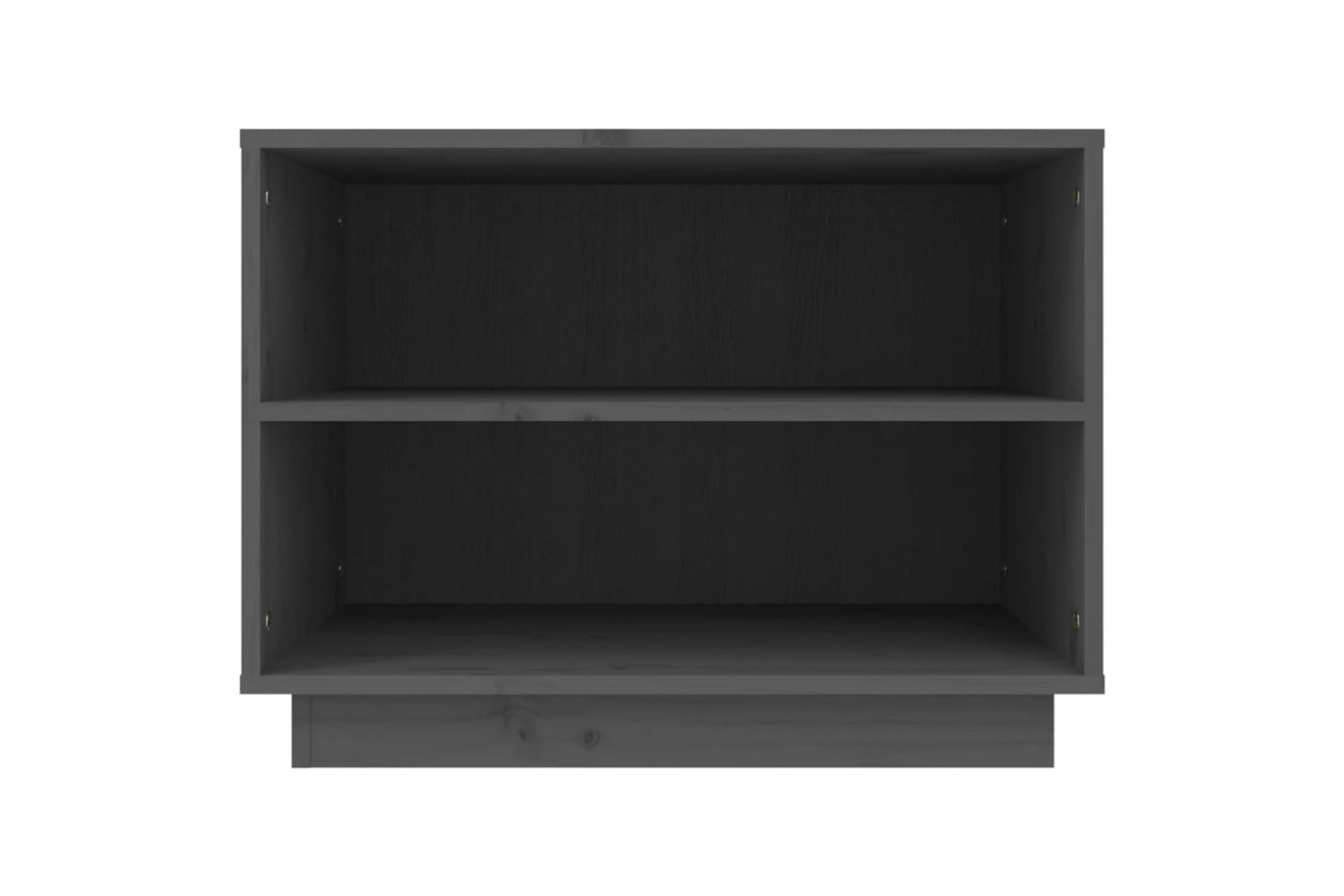 vidaXL 813547 Shoe Cabinet Grey 60x34x45cm Solid Wood Pine-4