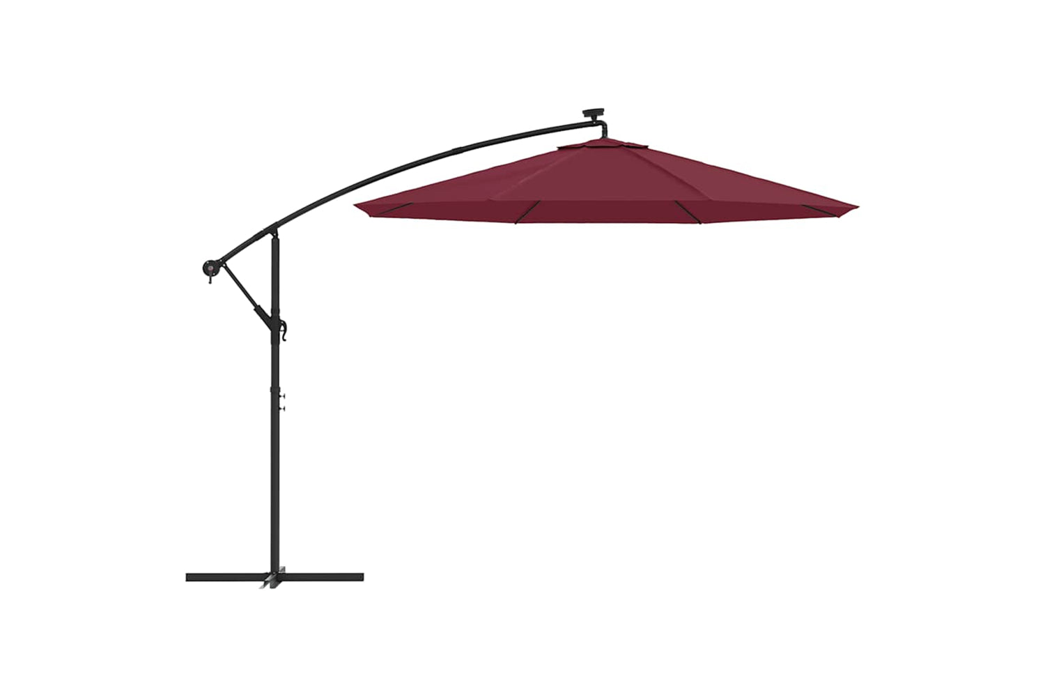 vidaXL 313816 Replacement Fabric For Cantilever Umbrella Bordeaux Red 350cm-4