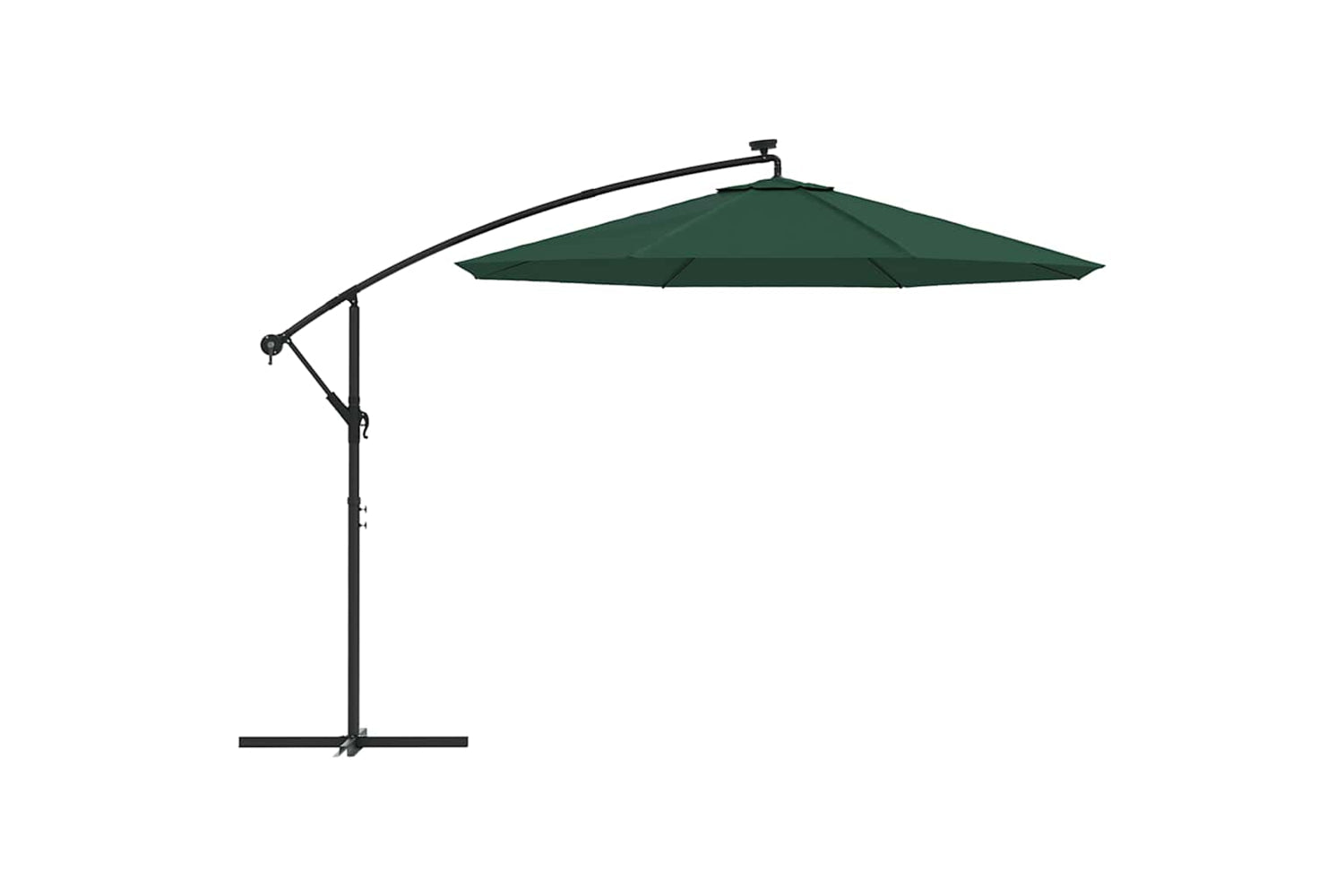 vidaXL 313811 Replacement Fabric For Cantilever Umbrella Green 350cm-4