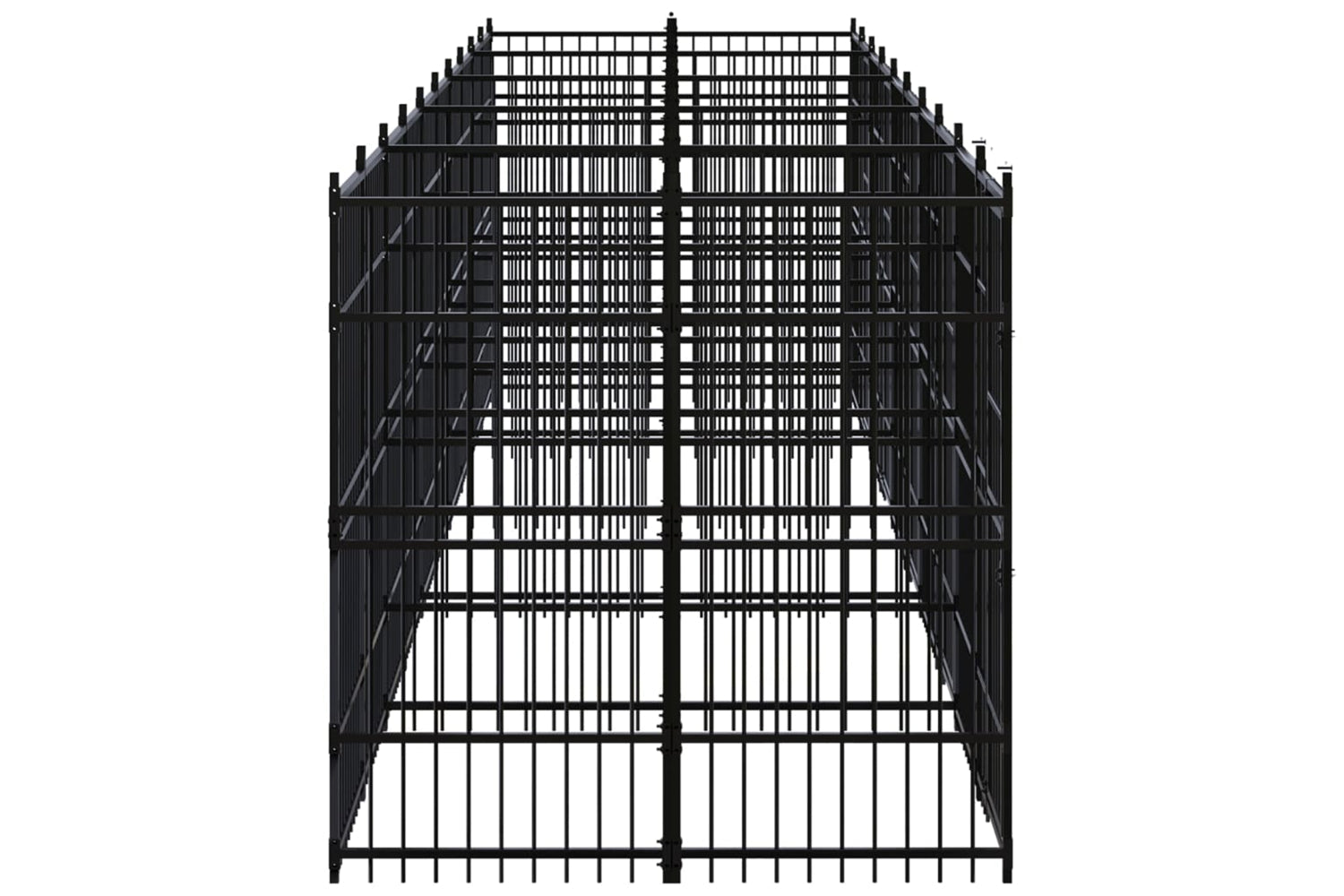 Vidaxl 3098013 Outdoor Dog Kennel Steel 18.43 M2-3