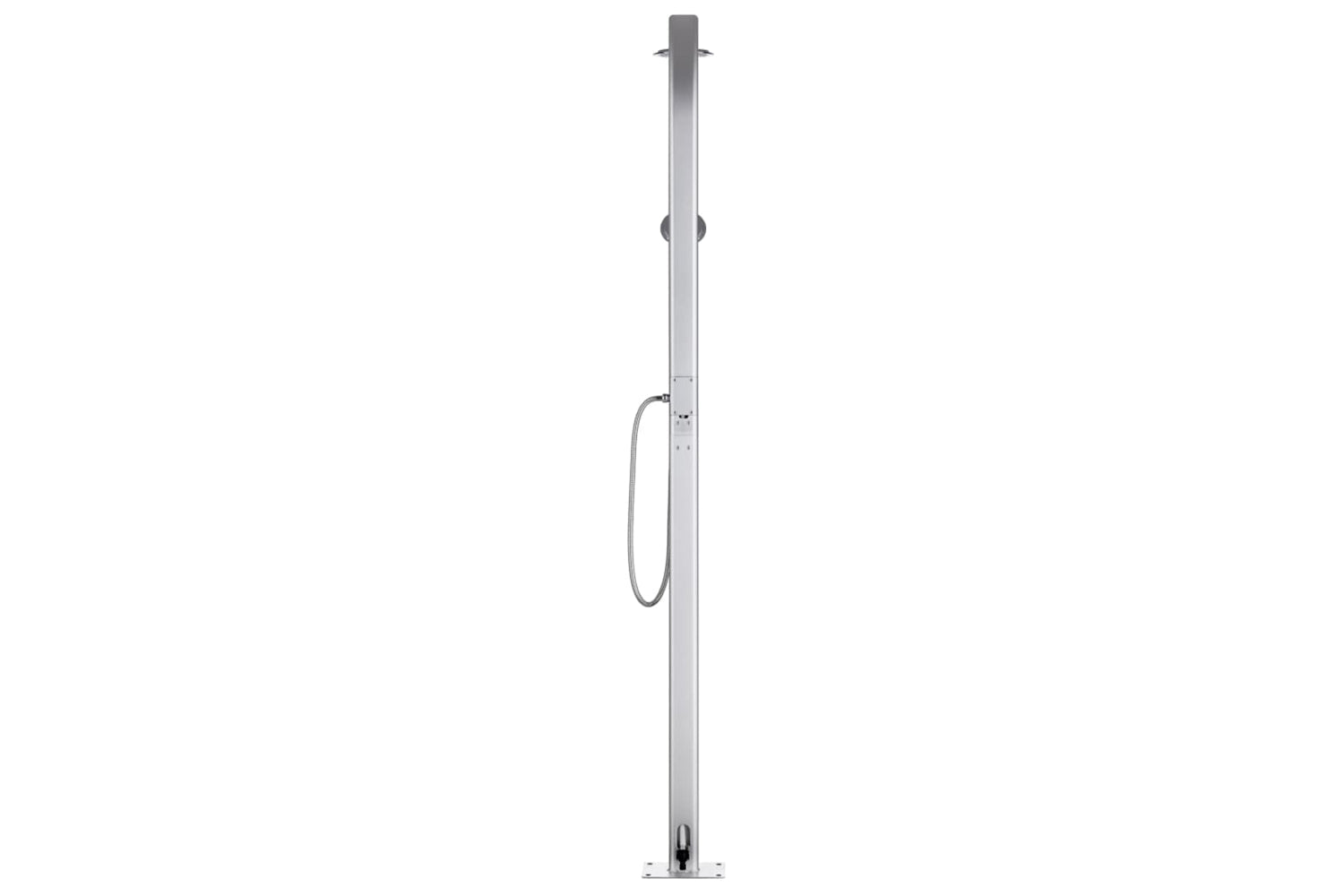 vidaXL 315943 Garden Shower 215cm Aluminium-5
