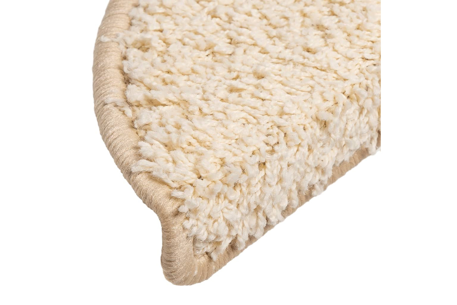 vidaXL 149791 Stair Mats 10 Pcs 56x17x3cm Cream-5