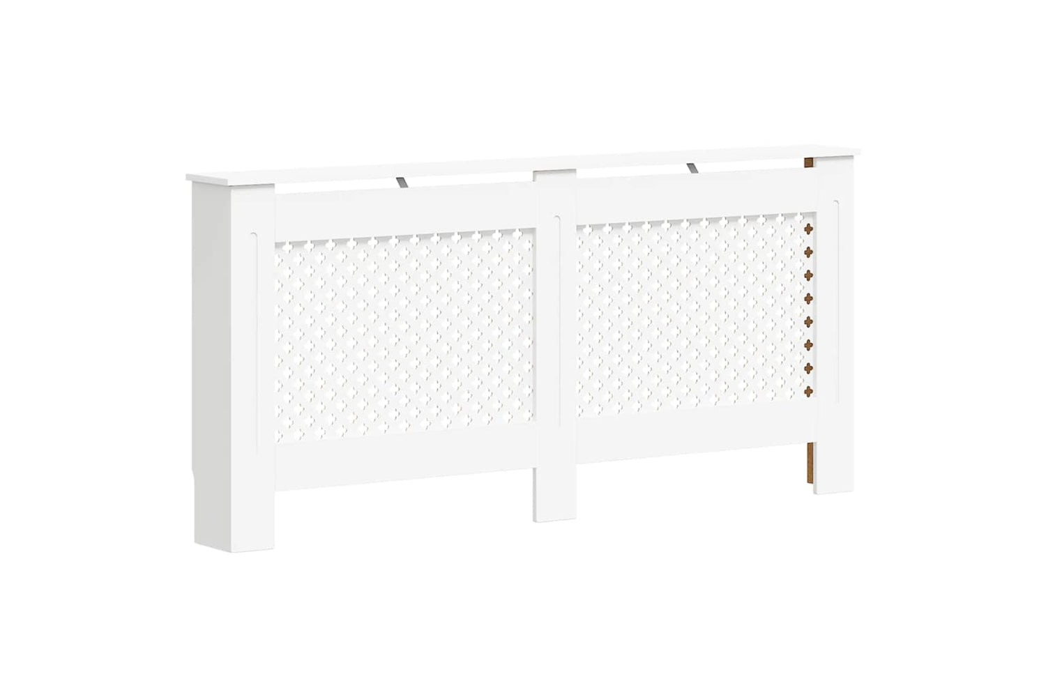vidaXL Radiator Cover White 172x19x81.5cm Mdf