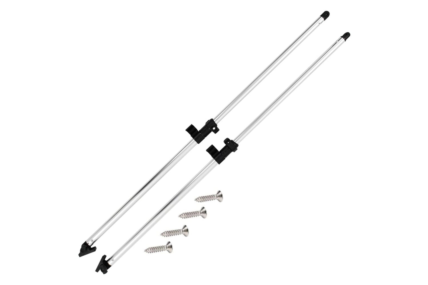 Vidaxl 92389 Bimini Top Support Poles 2 Pcs Aluminium-2