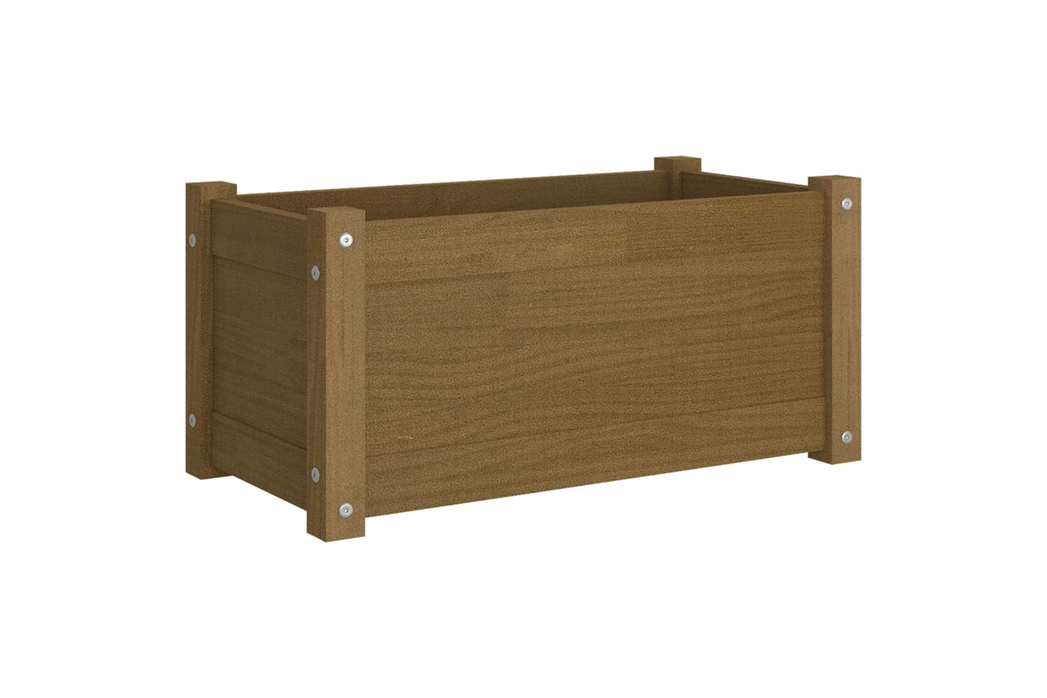 vidaXL 810710 Garden Planter Honey Brown 60x31x31cm Solid Pinewood
