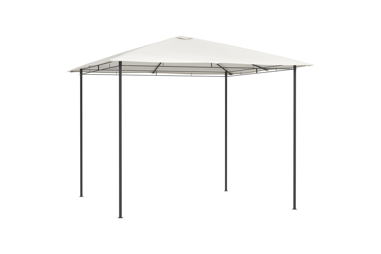 Vidaxl 313608 Gazebo 3x3x2.6 M Cream 160 G/mâ²