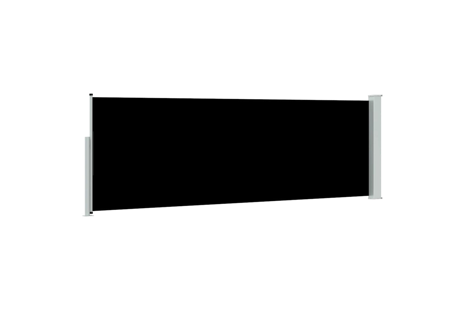 vidaXL 48370 Patio Retractable Side Awning 100x300cm Black-5
