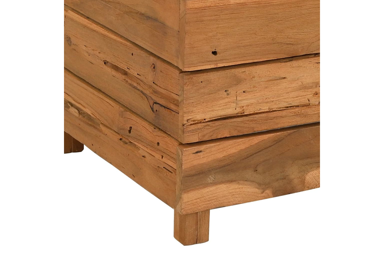 vidaXL Raised Bed 50x40x72cm Recycled Teak Wood And Steel-7