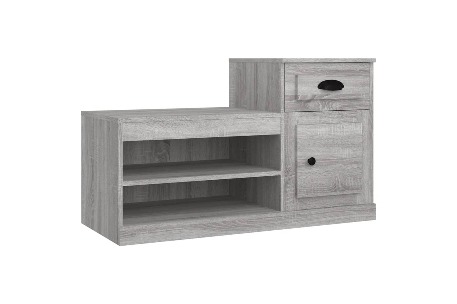 vidaXL 816422 Shoe Cabinet Grey Sonoma 100x42x60cm Engineered Wood