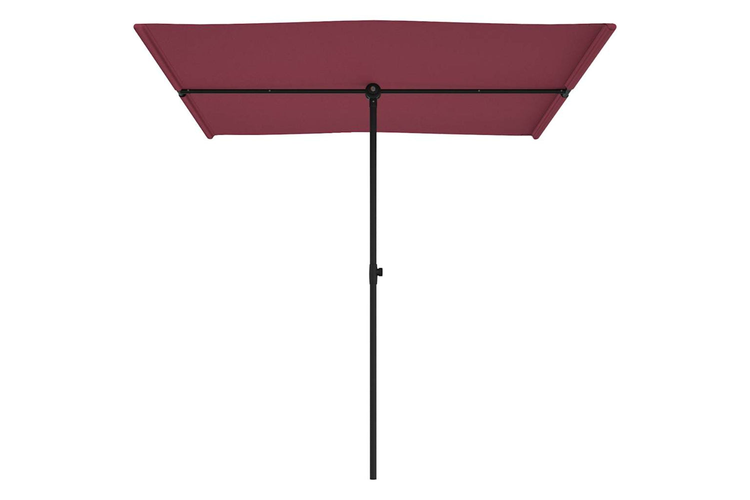 Vidaxl 47340 Outdoor Parasol With Aluminium Pole 2x1.5 M Bordeaux Red-3