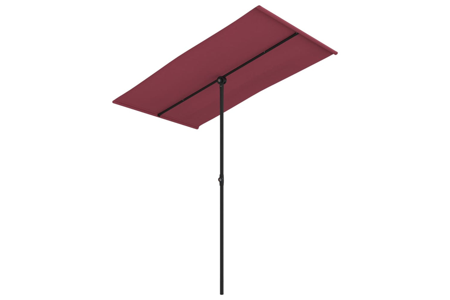 vidaXL 47332 Outdoor Parasol With Aluminium Pole 180x110cm Bordeaux Red