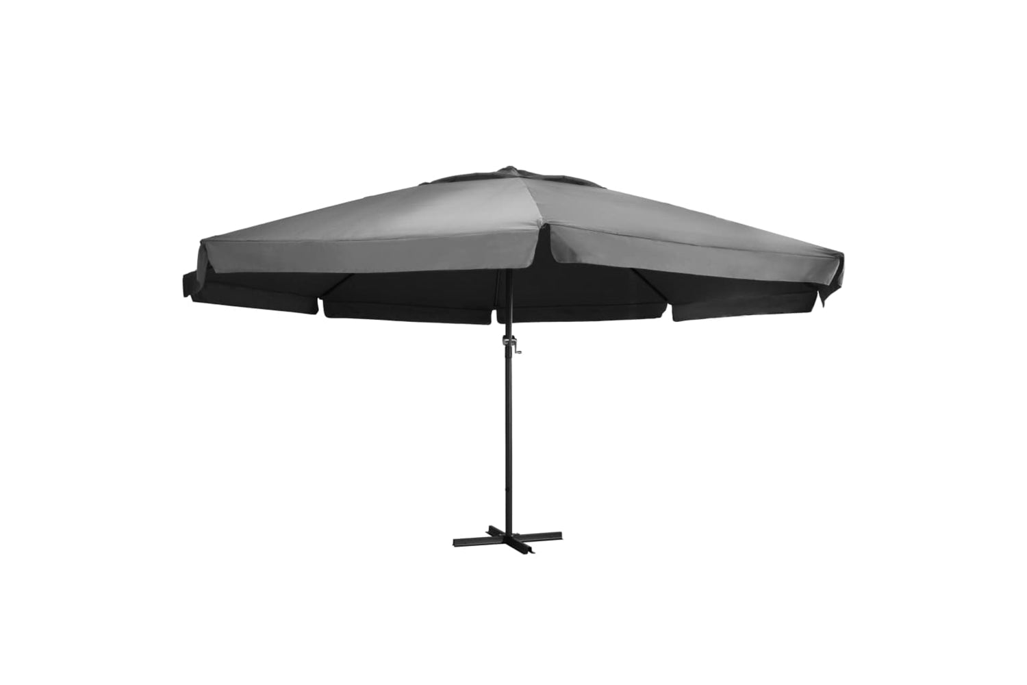 vidaXL 47372 Outdoor Parasol With Aluminium Pole 600cm Anthracite