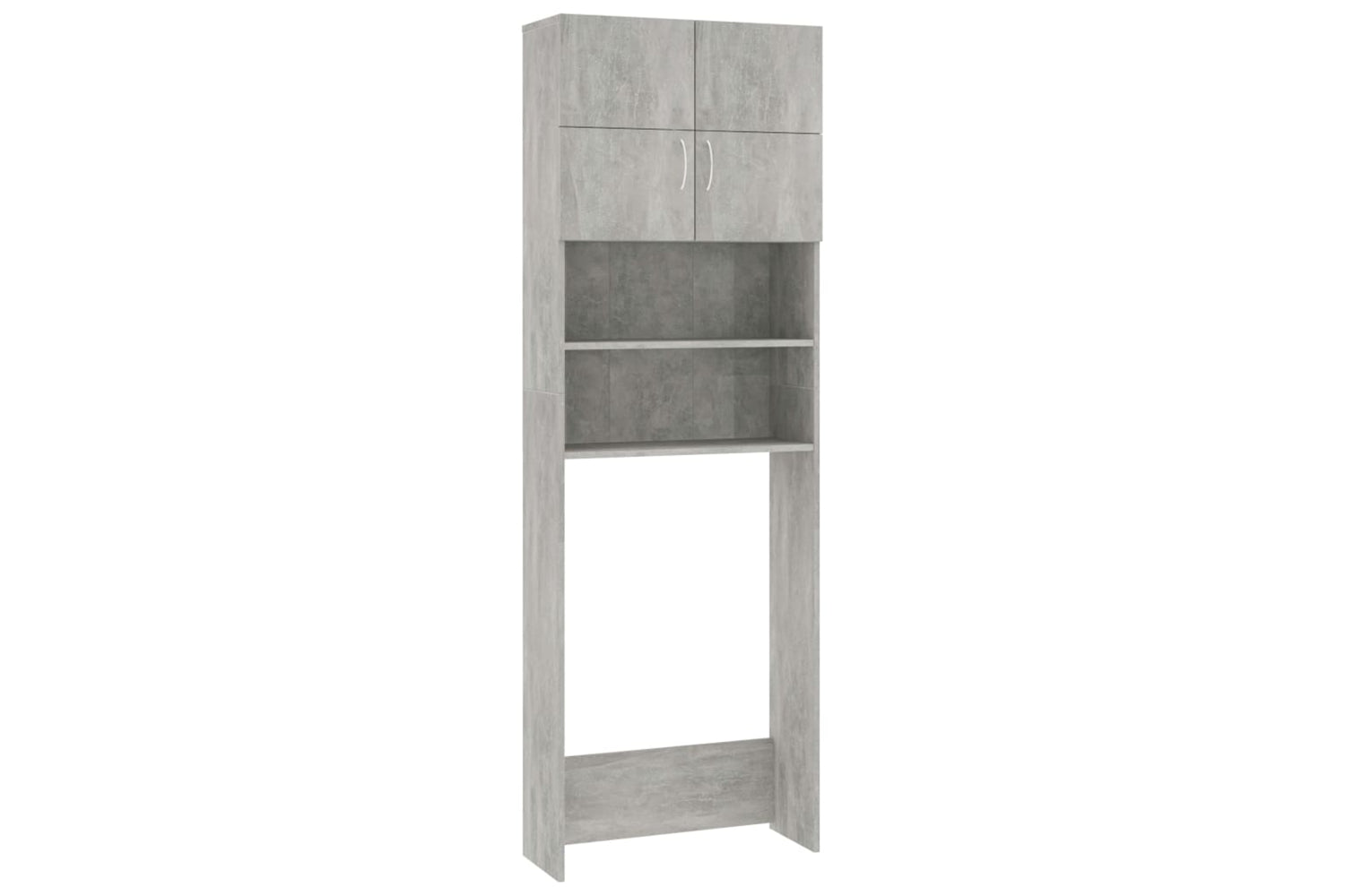 vidaXL 800031 Washing Machine Cabinet Concrete Grey 64x25.5x190cm Engineered Wood