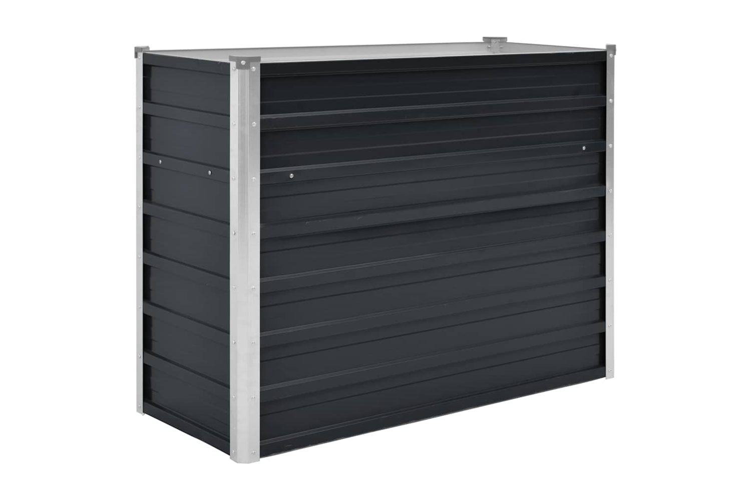 Vidaxl Garden Raised Bed Anthracite 100x40x77 Cm Galvanised Steel
