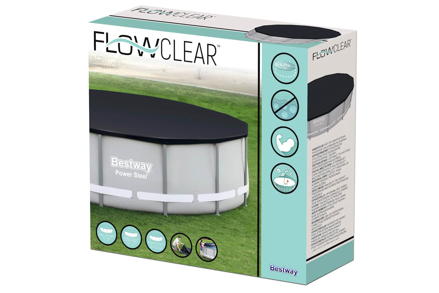 Bestway 92073 Pool Cover Flowclear 427 Cm-8