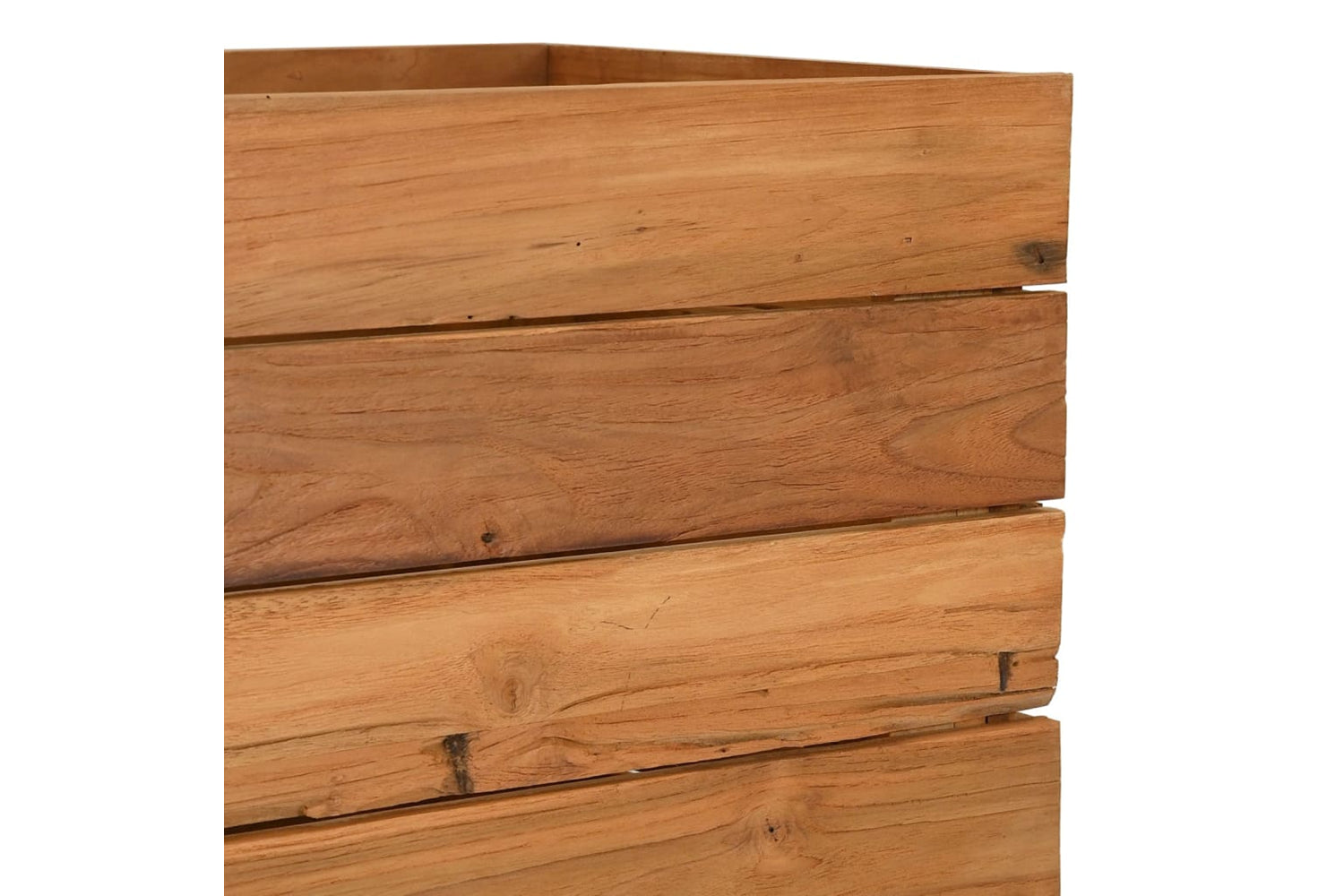 vidaXL Raised Bed 50x40x72cm Recycled Teak Wood And Steel-6