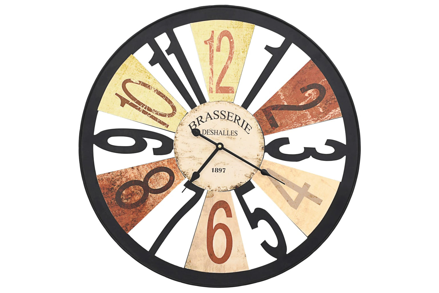 Vidaxl 283863 Metal Wall Clock 60 cm | Multicolour