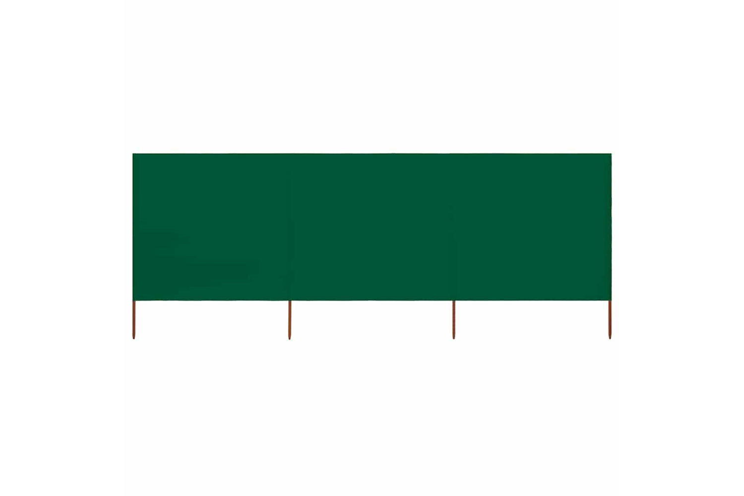 vidaXL 47141 3-panel Wind Screen Fabric 400x80cm Green