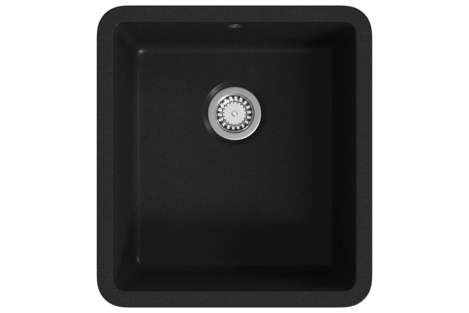 Vidaxl 142960 Granite Kitchen Sink Single Basin Black