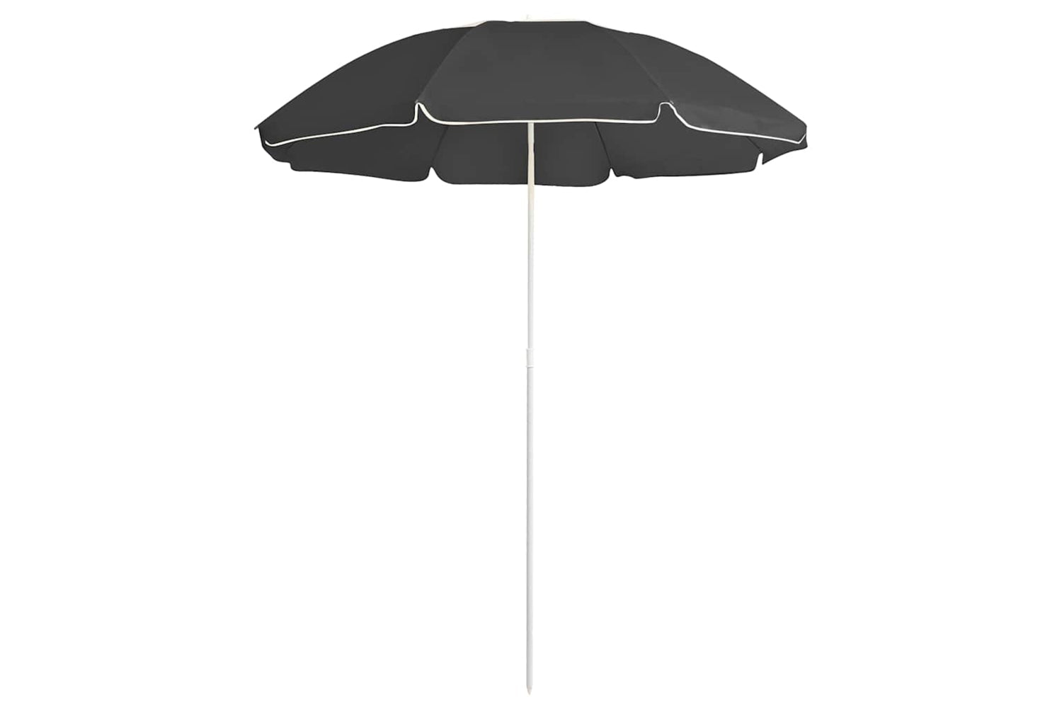vidaXL 315542 Outdoor Parasol With Steel Pole Anthracite 180cm
